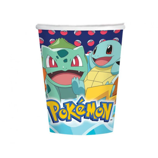 Picture of POKEMON PAPER CUPS 250ML - 8 PACK